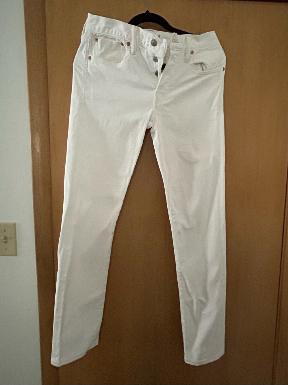 AE77 Selvedge White Denim Jeans 28/32